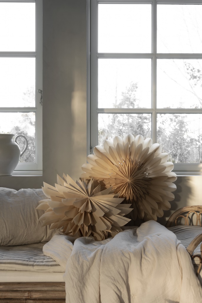 Advent star - Star Lotus - 60 cm - Beige - Watt & Veke - 2
