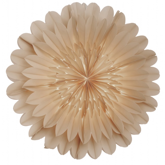 Advent star - Star Lotus - 60 cm - Beige - Watt & Veke - 3