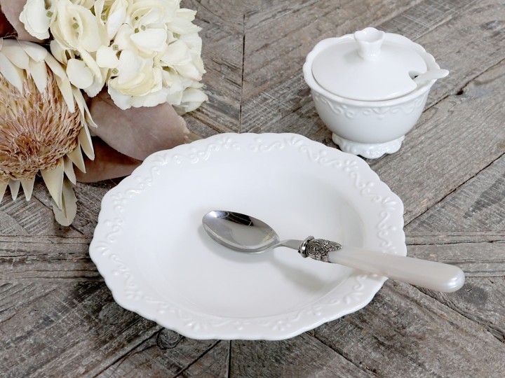 Djup tallrik Provence Ø21 cm Porslin - Vit