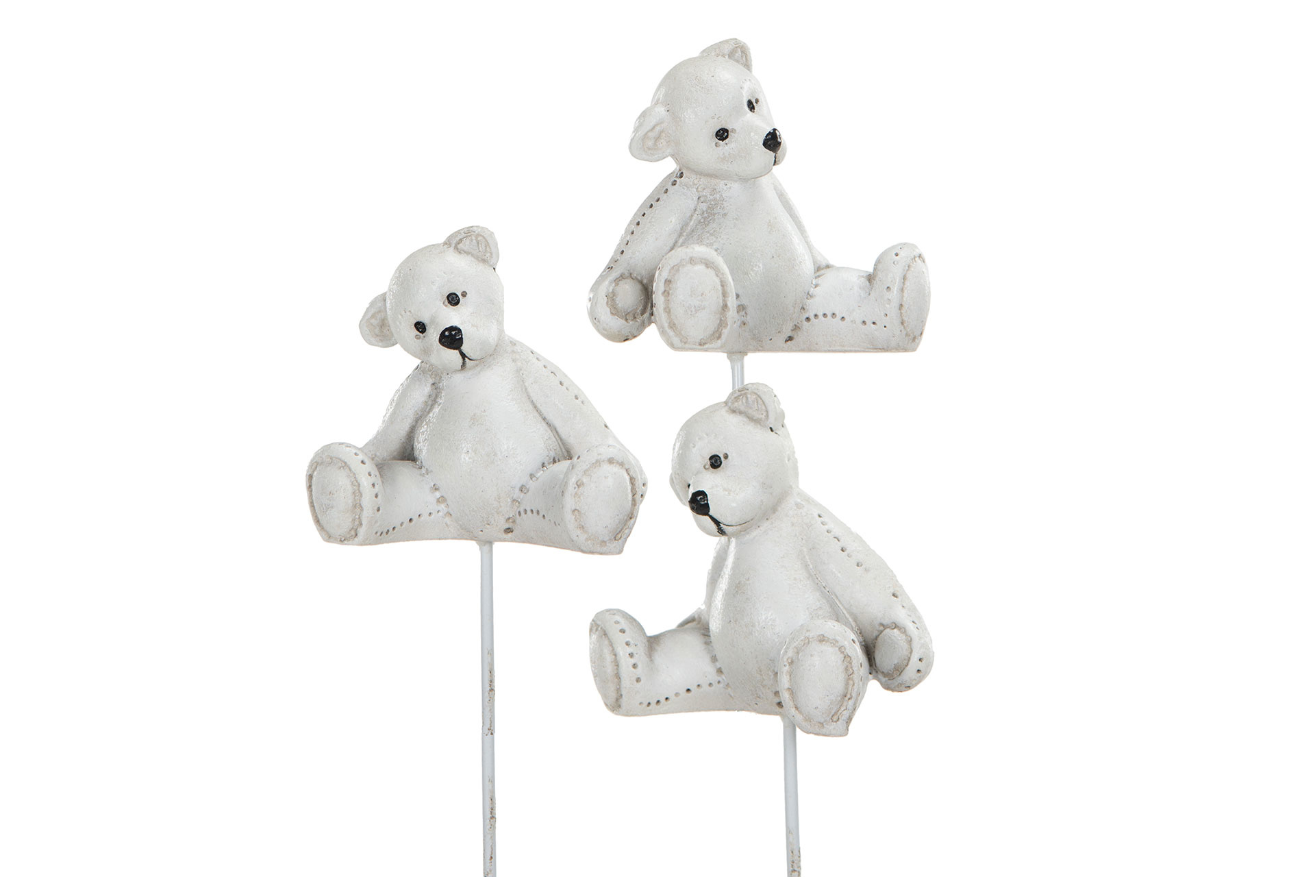 Nalle/Stick Vit Poly - 5 cm - 3