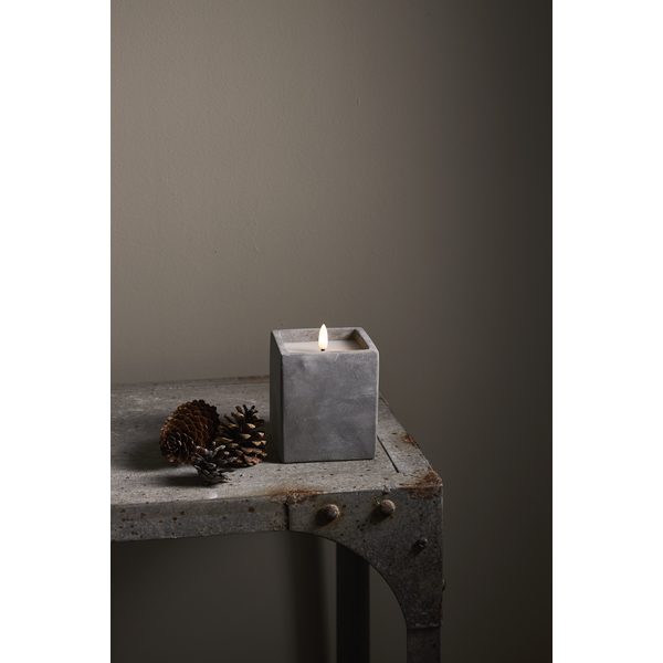 Battery light - LED - Concrete - 10 cm - 3