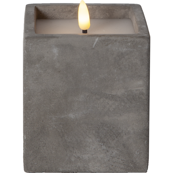 Battery light - LED - Concrete - 10 cm - 6