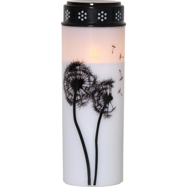 LED Grave Candle Dandelion - 5