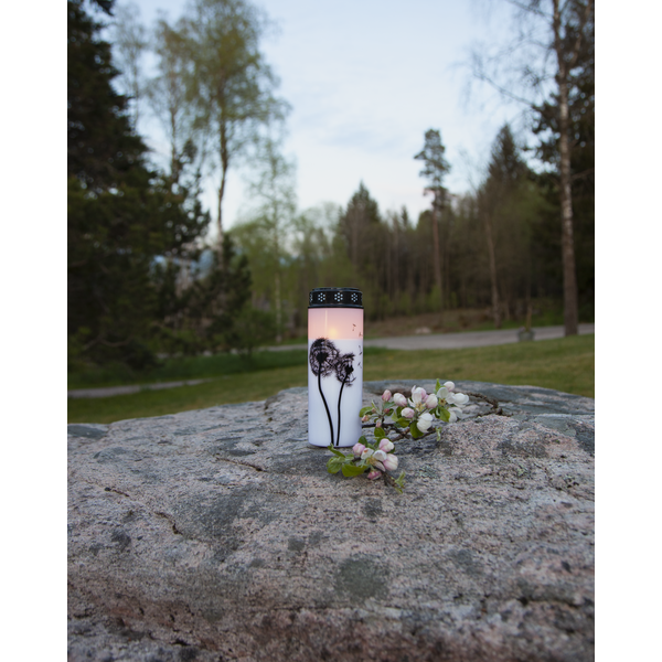 LED Grave Candle Dandelion - 4