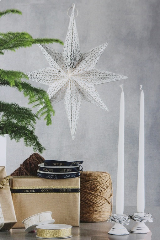 Star - Advent star Electric - Antique white 49.5x43x10 cm - 10