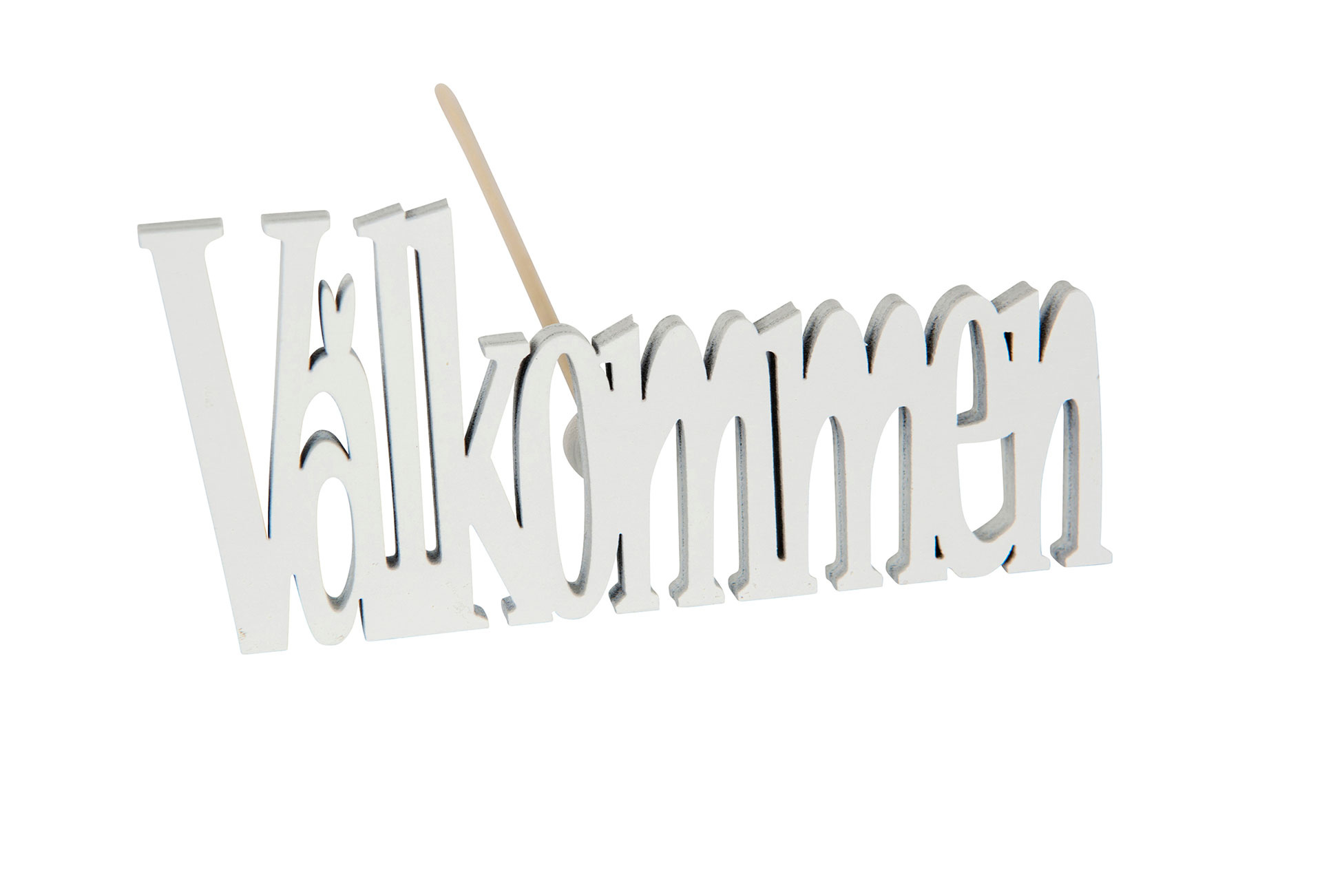 Welcome/Stick White - 9x4 cm - 3