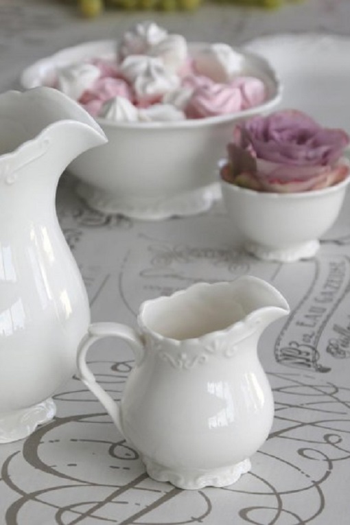 Gräddkanna - Kanna 100% porslin - Provence  - 4