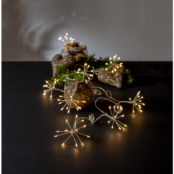 Flower string lights - 210 cm - Outdoor/Indoor - Battery-powered - 2