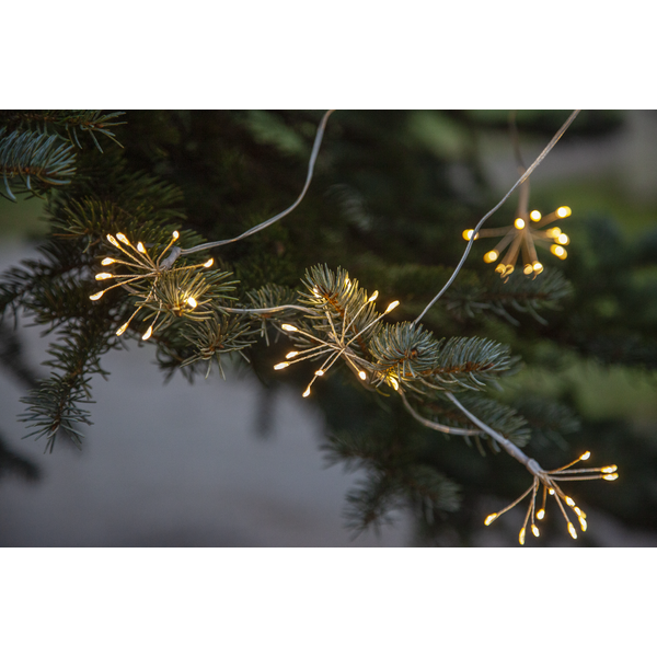 Flower string lights - 210 cm - Outdoor/Indoor - Battery-powered - 7