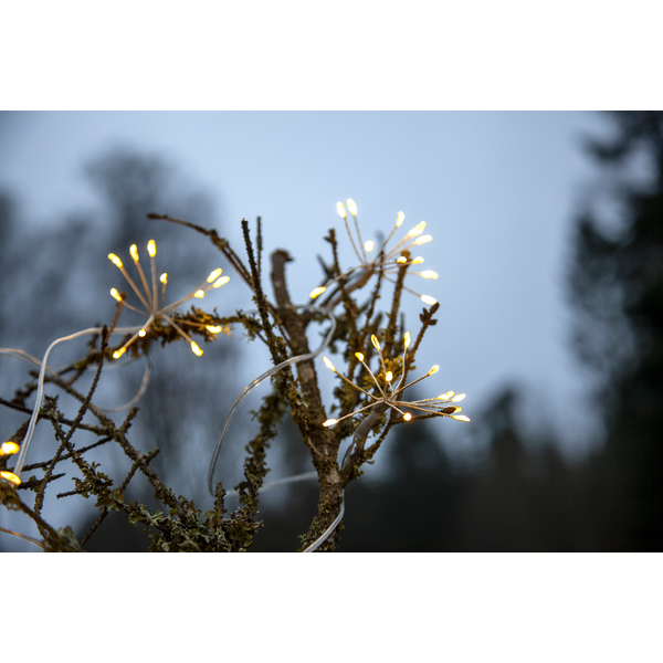 Flower string lights - 210 cm - Outdoor/Indoor - Battery-powered - 6