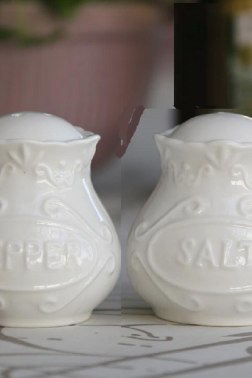 Salt & Peppar- Set om 2 - Provence - Vit - 5