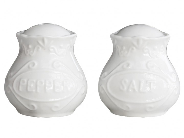 Salt & Peppar- Set om 2 - Provence - Vit - 6