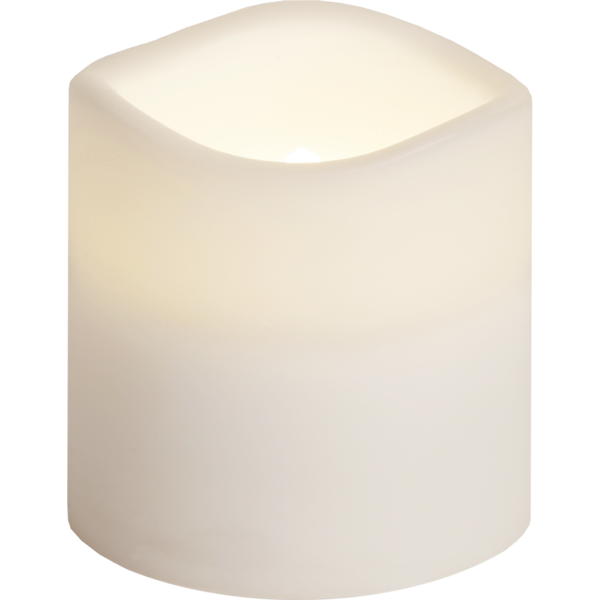 LED Blockljus Vit - 7,5 cm - 2