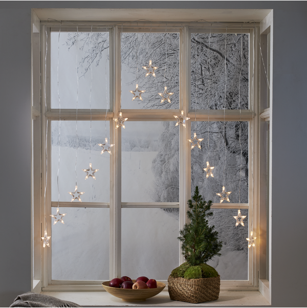 Light curtain with stars - 125x120 cm - 2