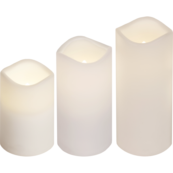 LED Blockljus 3-pack - Vit - 4