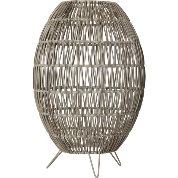 Golvlampa - Lampskärm - Konstrotting - 30x30 cm - 4