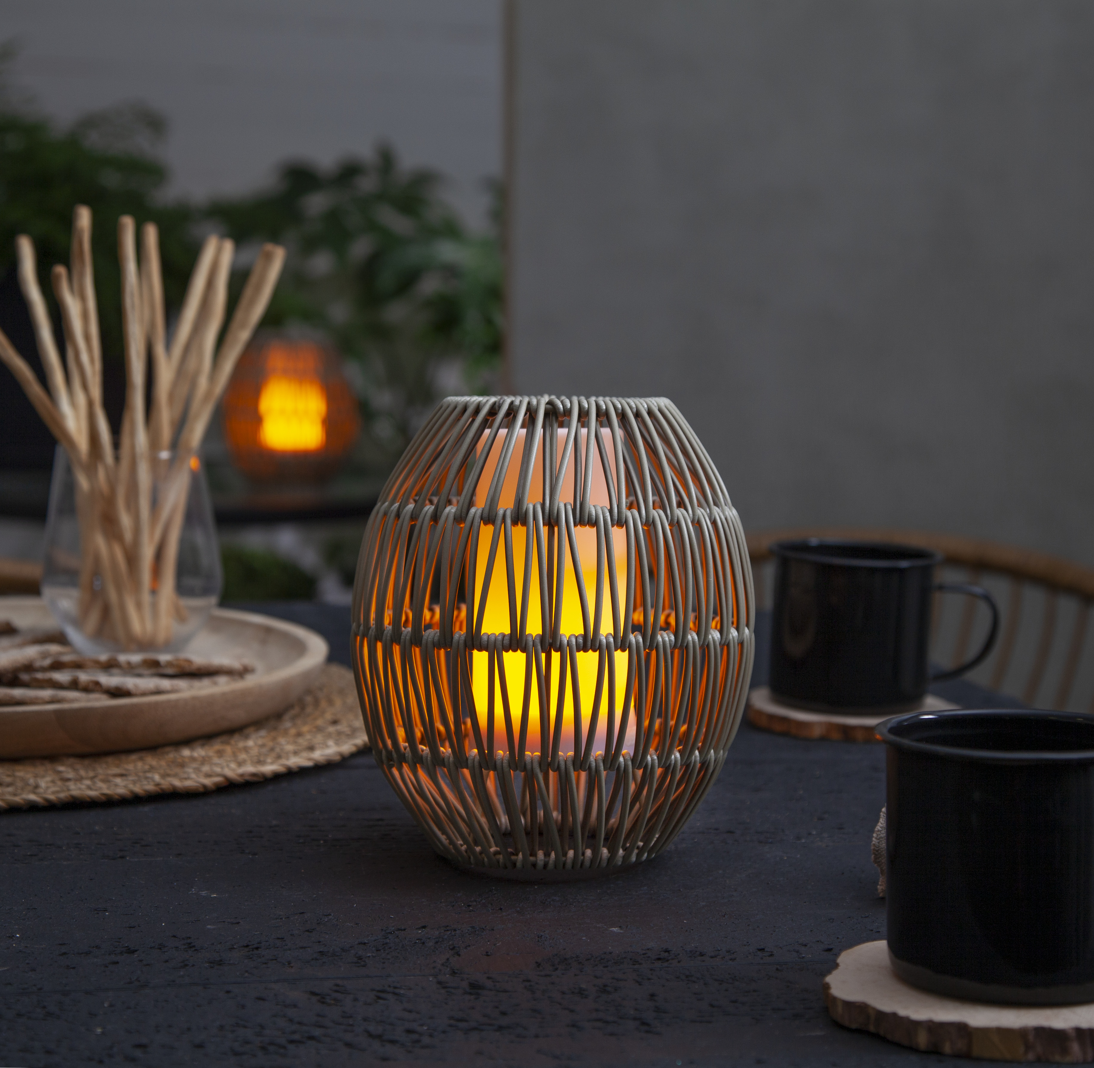 Lampshade - Synthetic rattan - 18x15 cm - 11