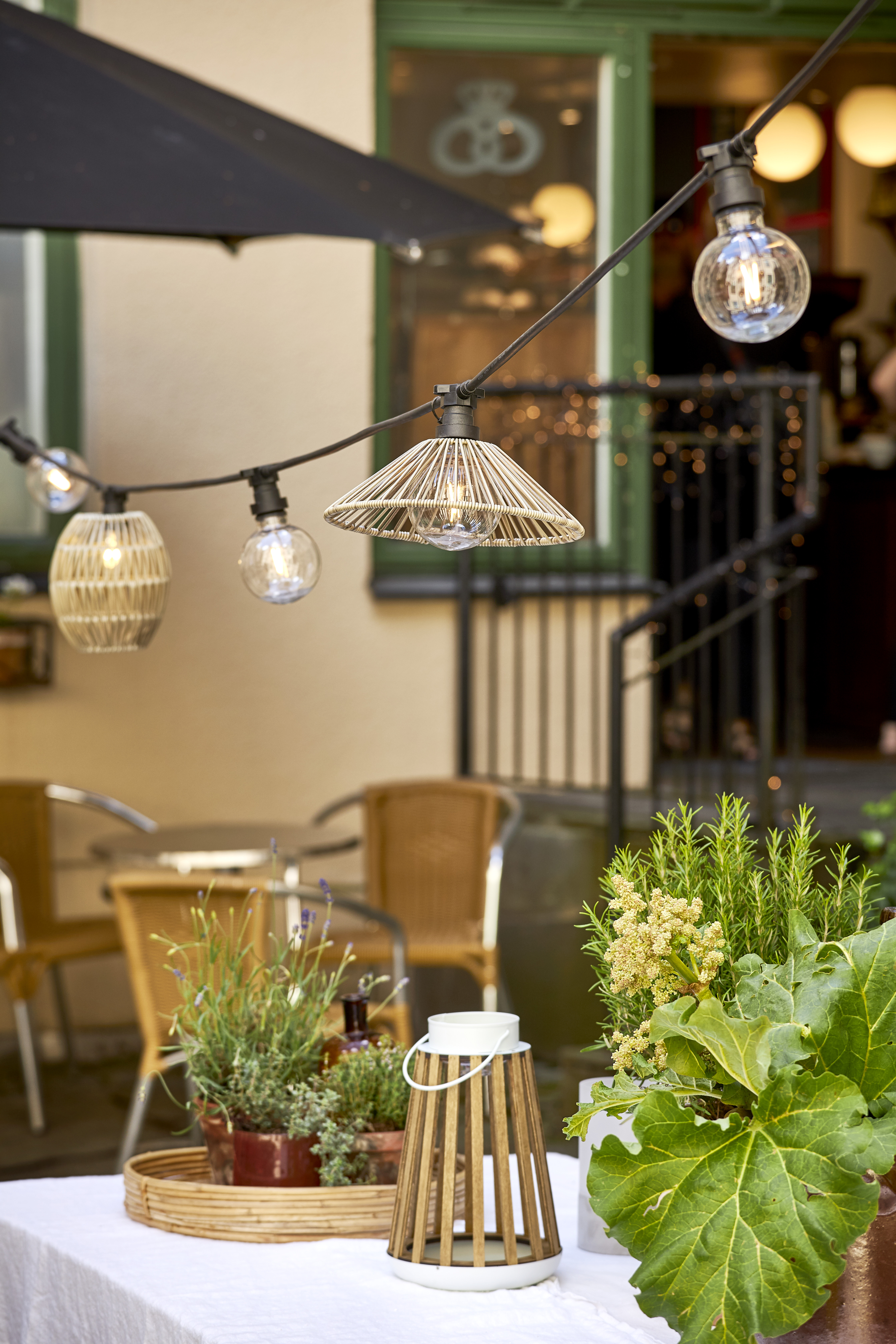 Lampshade - Synthetic rattan - 18x15 cm - 16