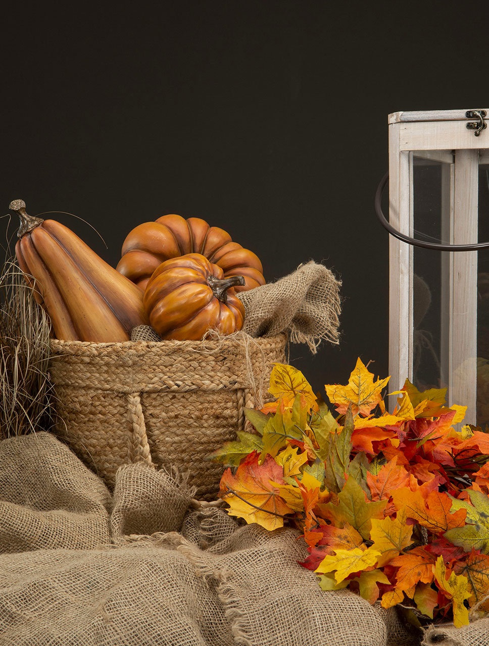 Pumpa hög - Orange - 20 cm - 3