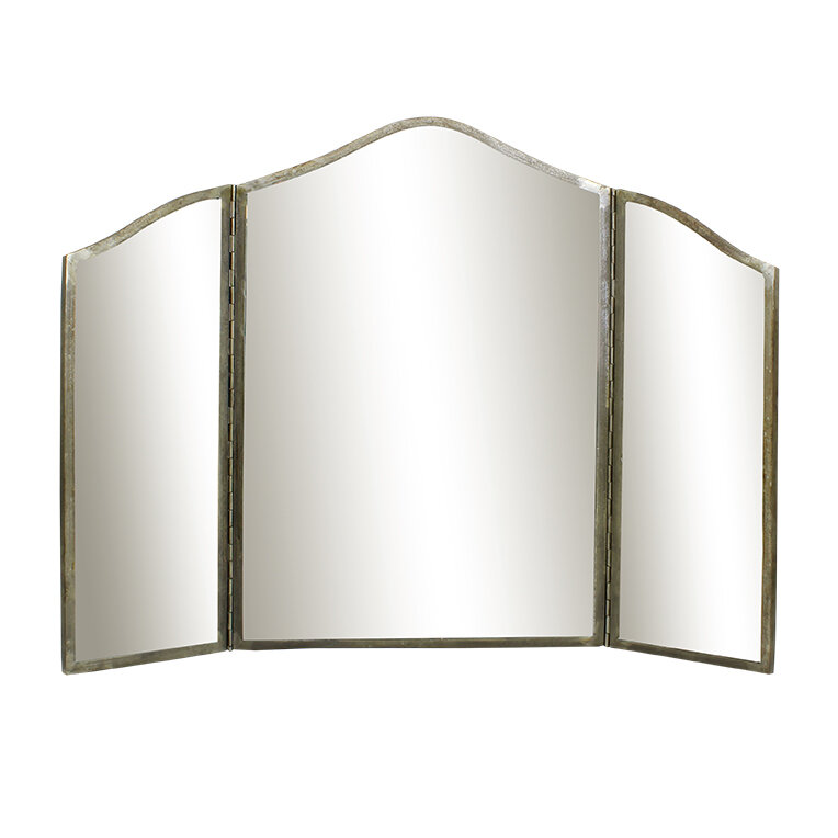 3-piece mirror - Antique silver - 7