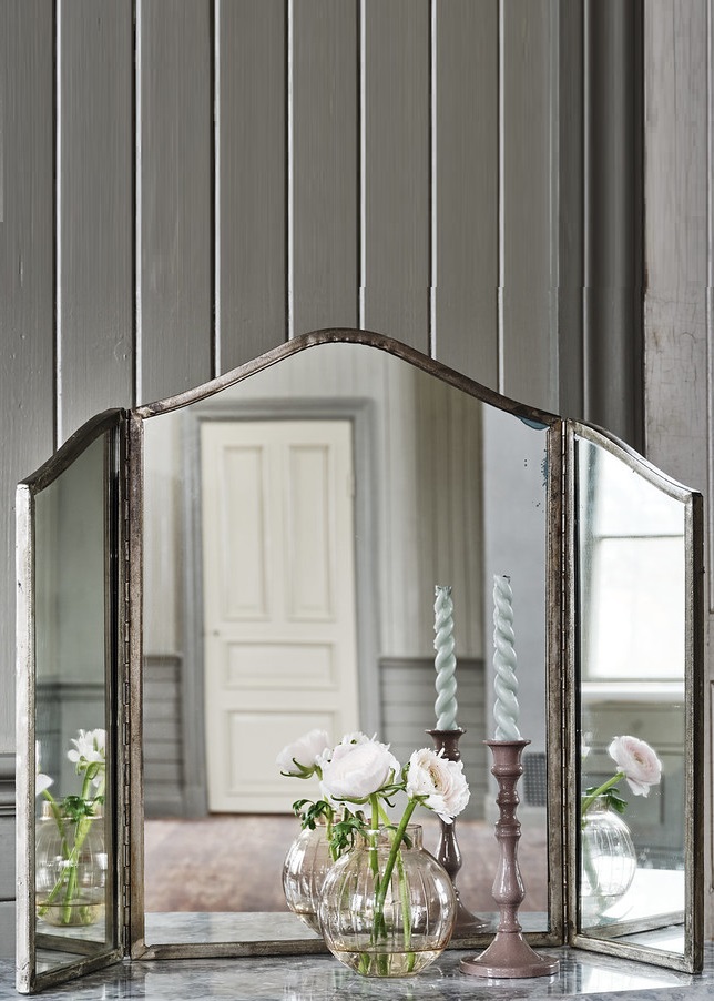 3-piece mirror - Antique silver - 4