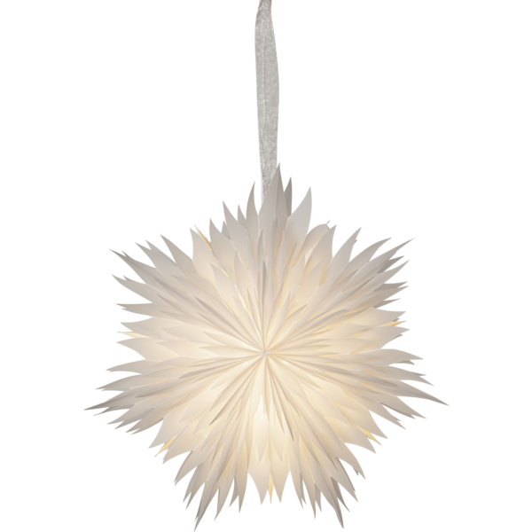 Adventsstjärna - Stjärna - 45 cm - Vit - Dis - 5