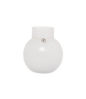 Ernst - Vase - Glass vase - White - 21x22 cm - 6