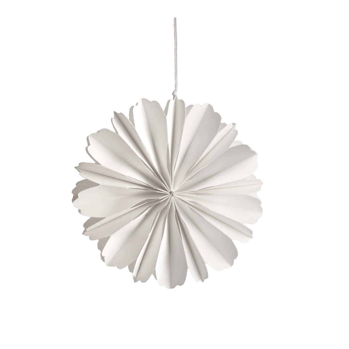 White flower - Paper - Paper flower - 15 cm - 3