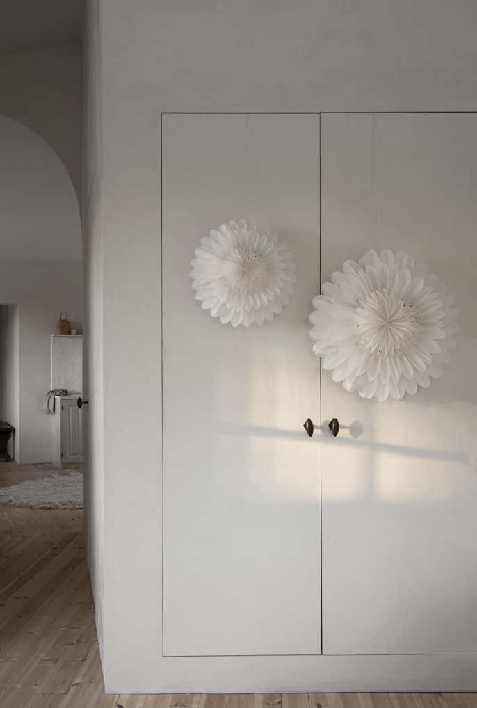 Adventsstjärna - Stjärna Lotus - 60 cm - Vit - Watt & Veke - 4