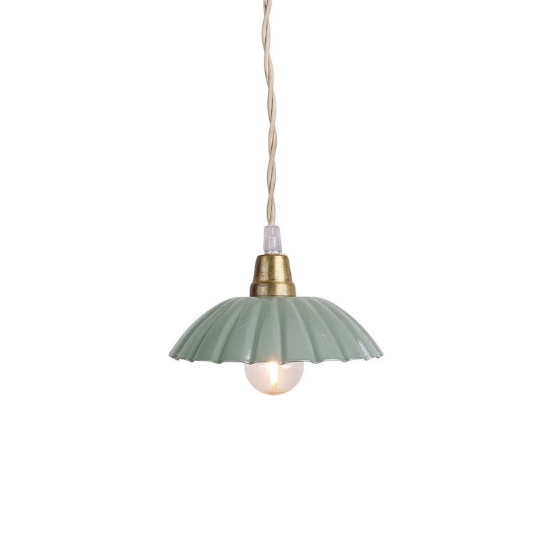 Taklampa - Lampa - Emalj - Grön - Small - 2
