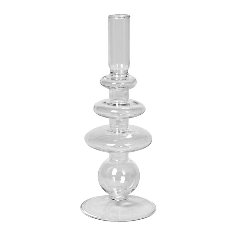 Glass vase - Candlestick - Vase - Edith - 24 cm - 5