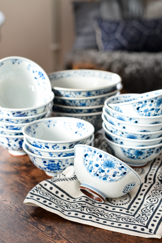 BOWL BLUE & WHITE Ø: 14.5 cm - STOCKHOLM TOKYO - 3