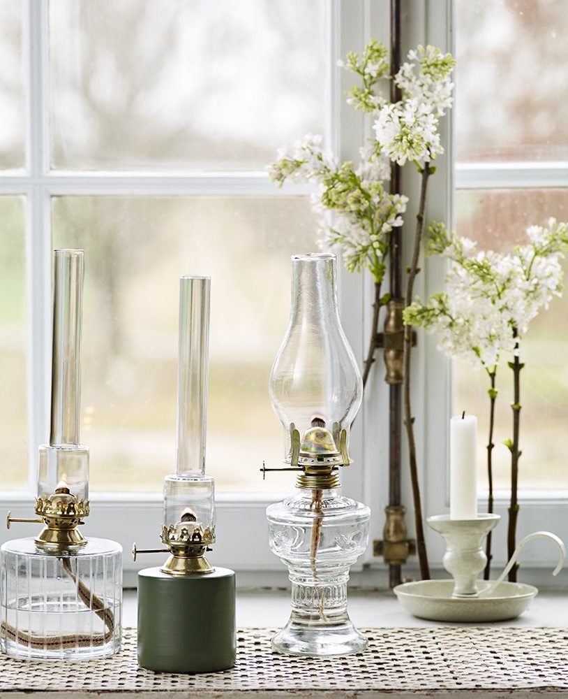 Kerosene lamp Straight Green Large - 5