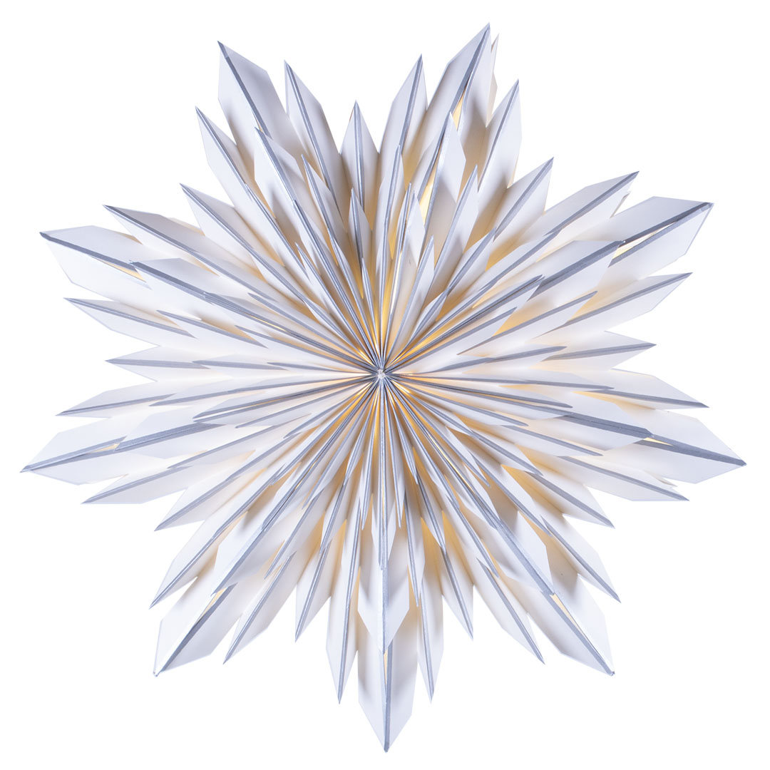 Advent star - Star - White/Silver - 60 cm - Elsa - Watt & Veke - 3