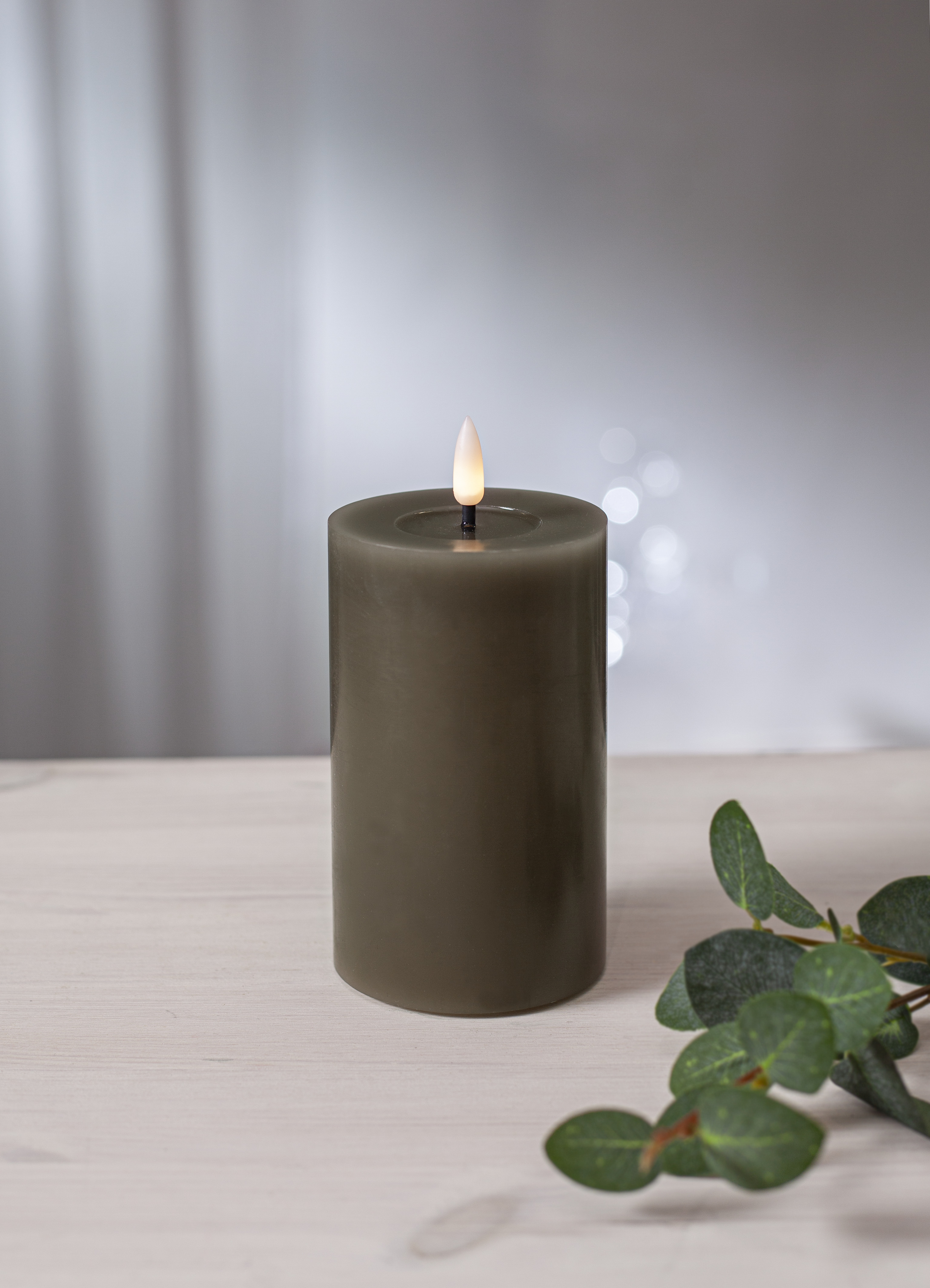 Batteriljus med timer  - Led - Flow - Mullvad - 15 cm - 3