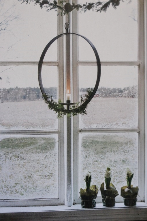 RUSTIC CANDLE RING Ø 41 CM - WROUGHT IRON - 8