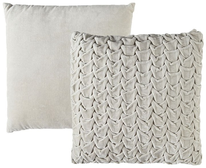 Sofa cushion - Cushion - Sand - Patterned - 45x45 cm - 2