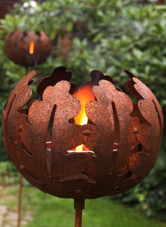 Marshall holder - Candlestick - Lantern - Oak Leaf Hanging - 4