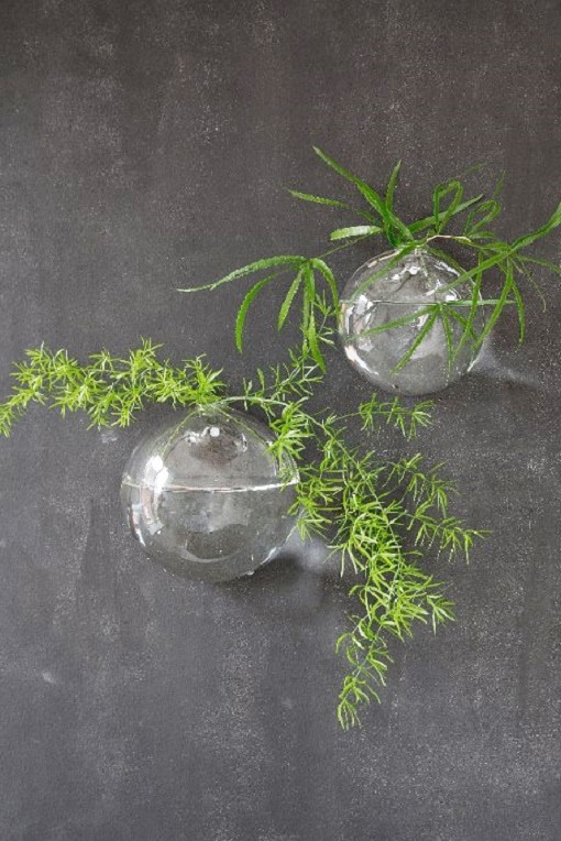 Wall vase - Vase - Glass - Large - 25x25 cm - 4