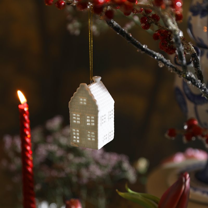 Houses - Ornaments - White - 2-pack - 2