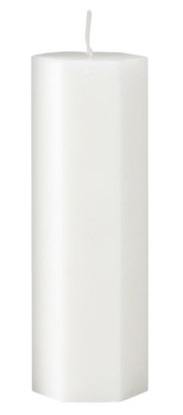 Ljus - Stearinljus - Spindelvävsljus 15 cm Vit - 8