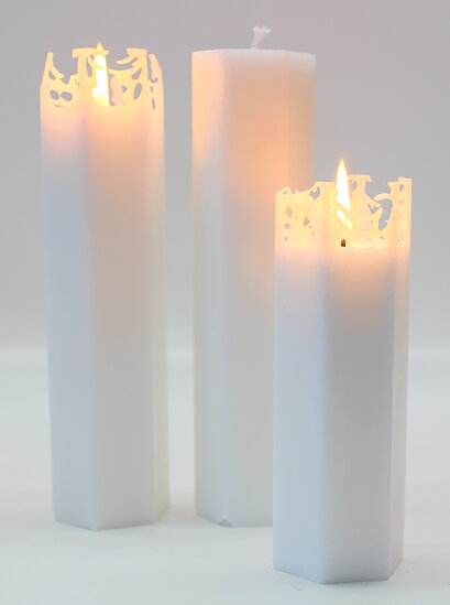 Candles - Candles - Spider Web Candle 20 cm White - 2