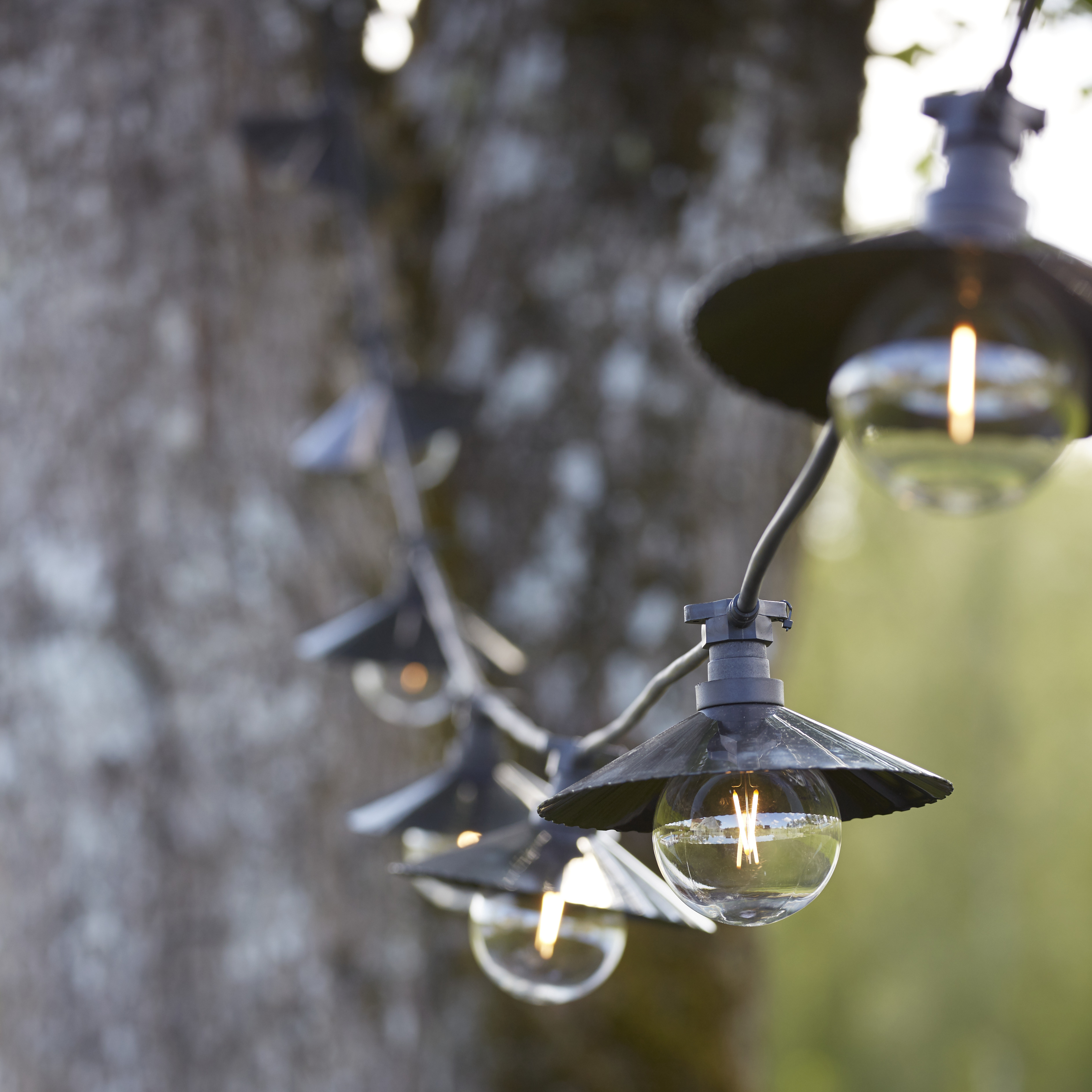Skärmar till ljusslinga - 5-pack Connecta - 10