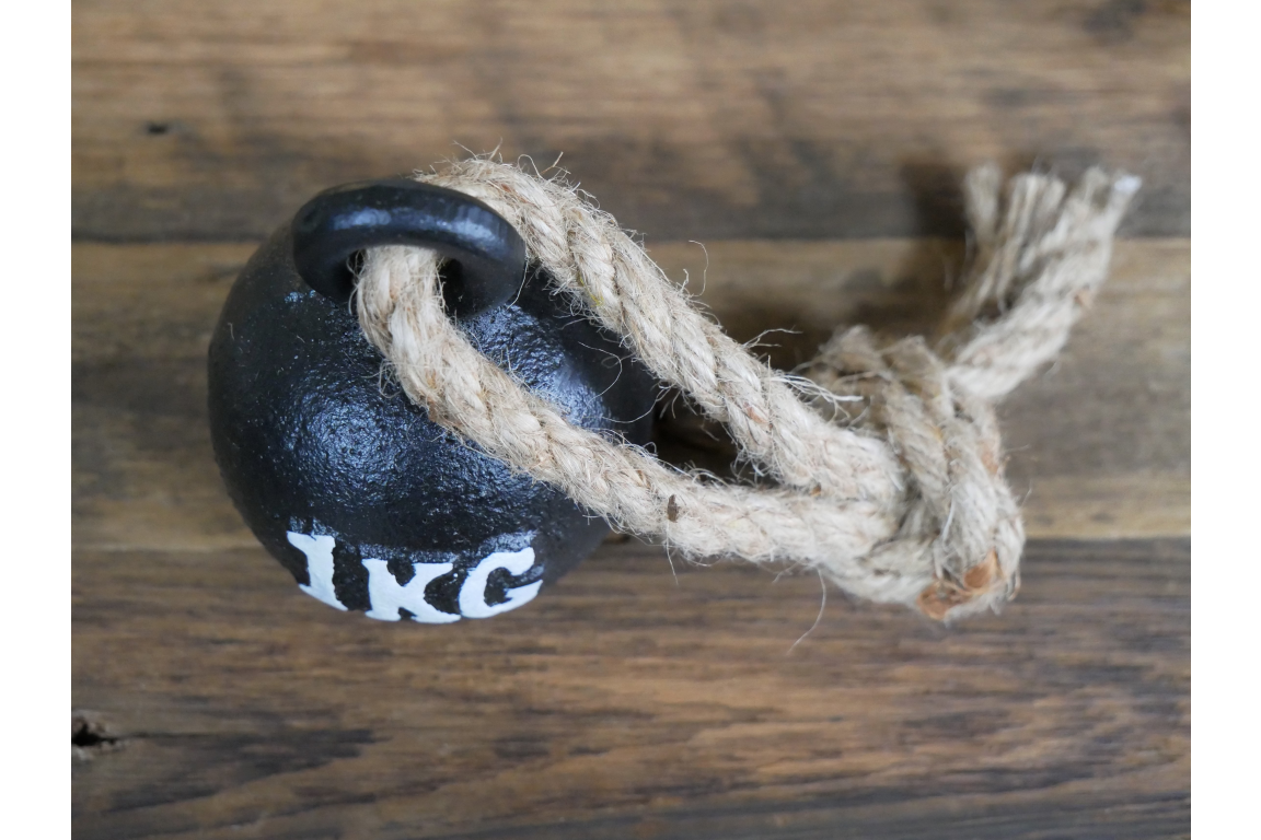 Doorstop - Cannonball - Cast iron - 1 kg - 3