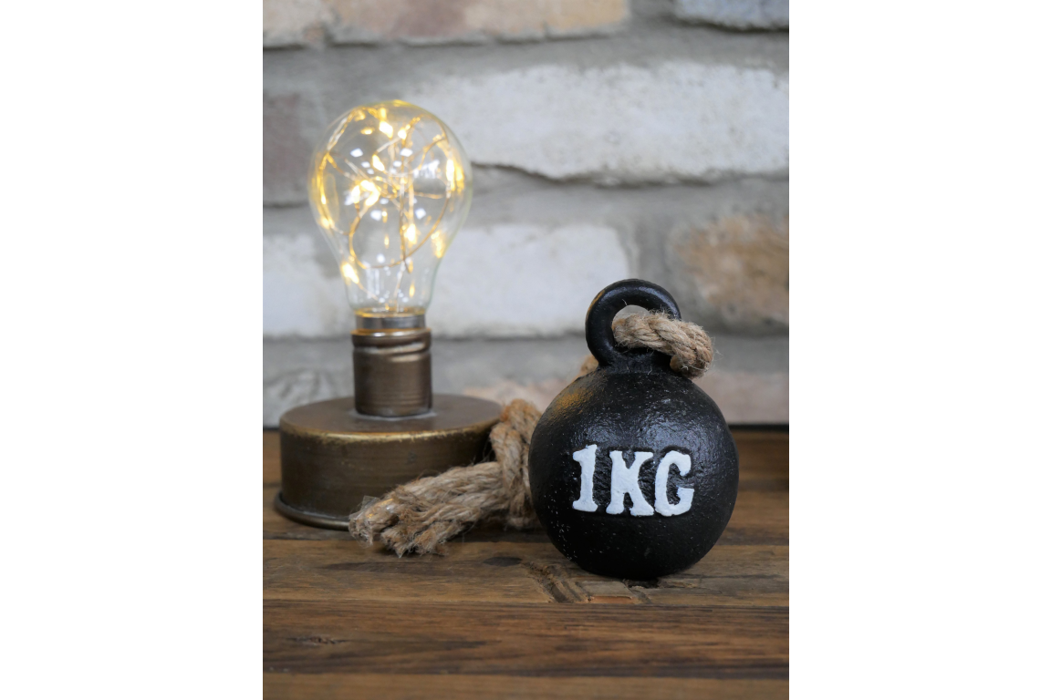 Doorstop - Cannonball - Cast iron - 1 kg - 2