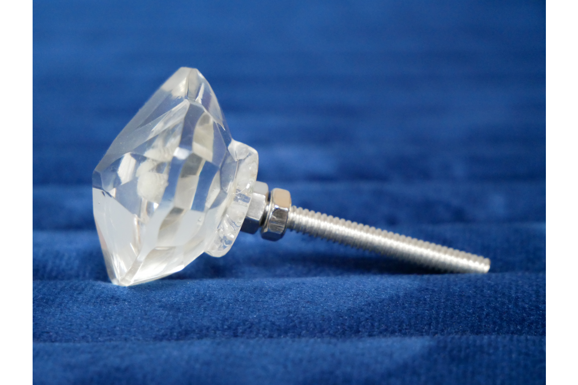 Door knob - Knob - Heart - Diamond 7x4 cm - 4