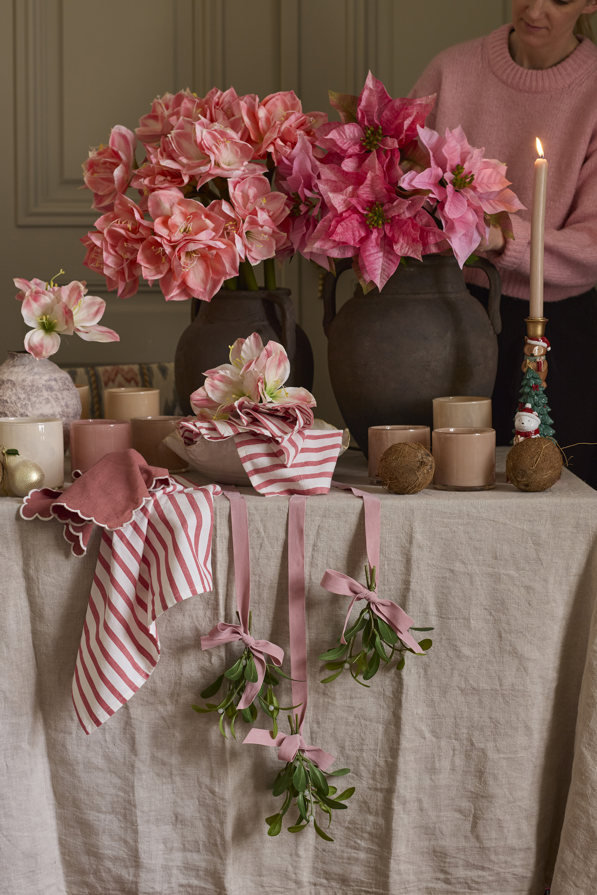 Julstjärna Rosa 70 cm - 11