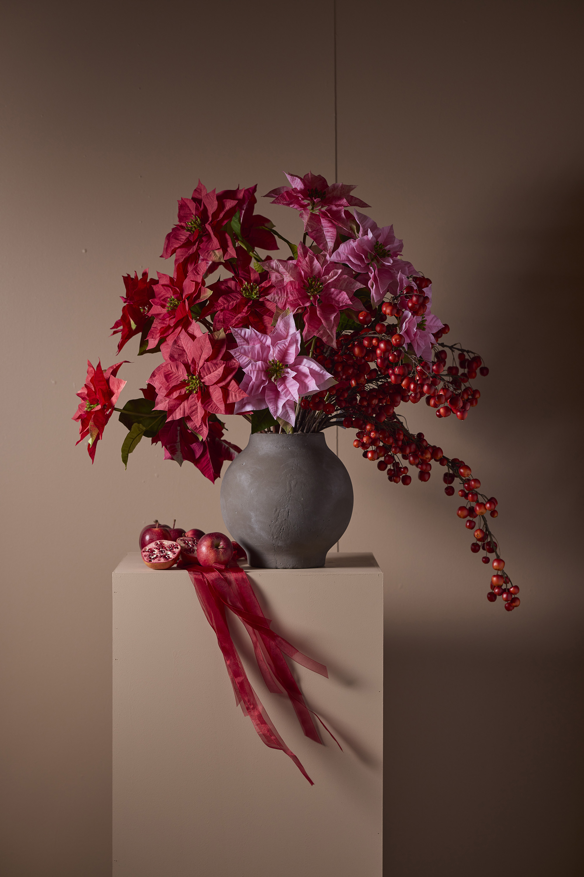 Julstjärna Rosa 70 cm - 12