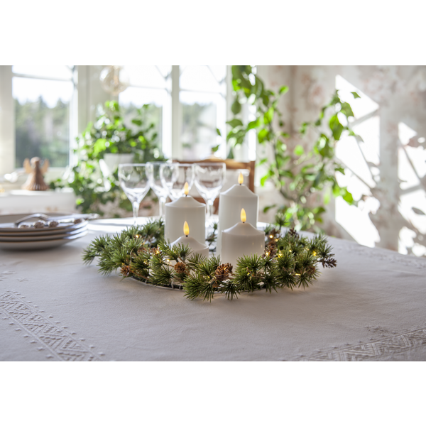 Larch Tree Wreath - LED - Ø 40 cm - 8