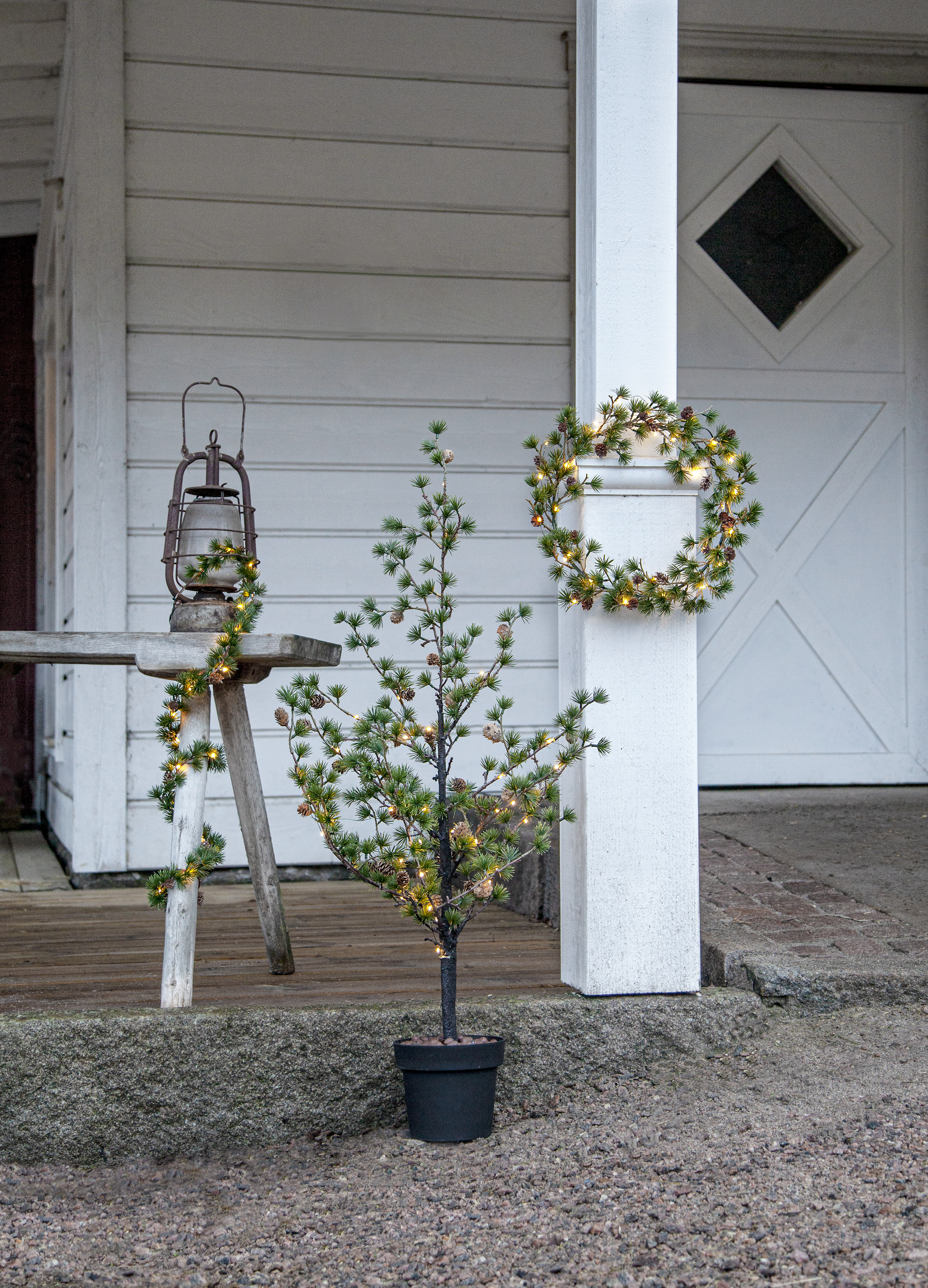 Larch tree - Decorative tree - LED - 117 cm - 8